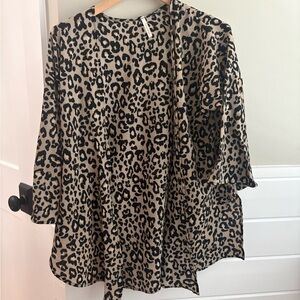 Leopard Print Cardigan